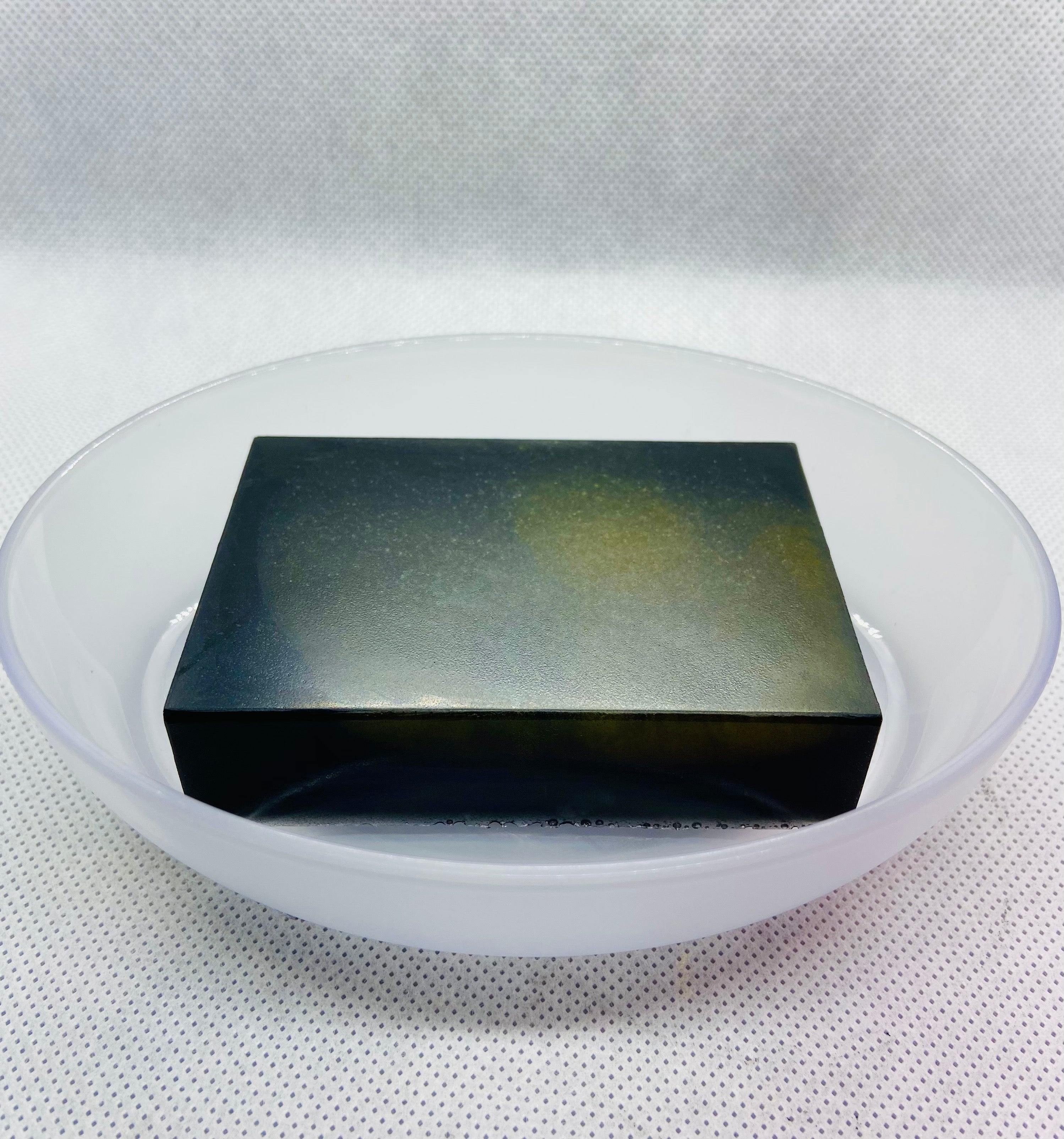 Our Organic Charcoal & Clay Bar is a great soap for all skin types. It feels good on the skin & has a refreshing fragrance of lemon and lavender.